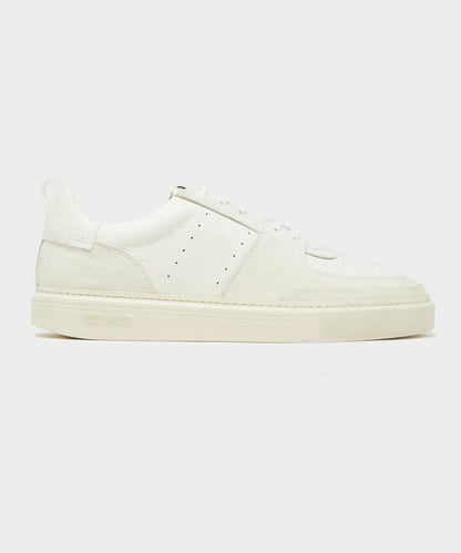 Todd Snyder Tuscan Leather Court Shoe in White White