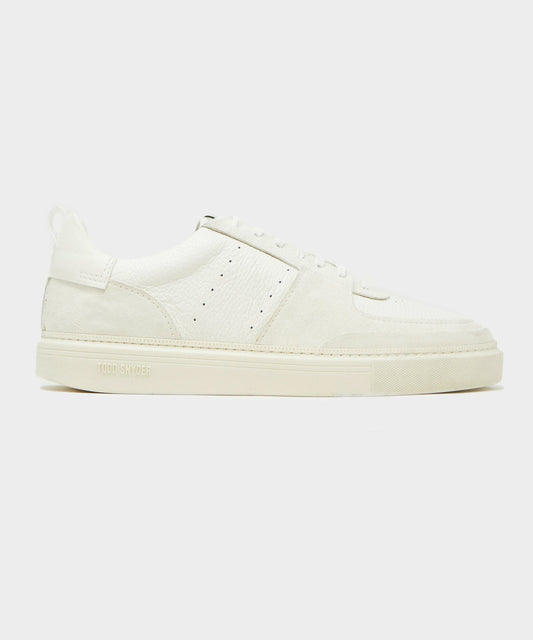 Todd Snyder Tuscan Leather Court Shoe in White White