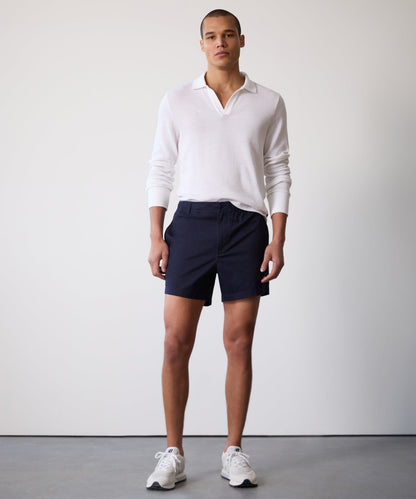 Todd Snyder 5" Cotton Beachcomber Short in Navy Blue Navy