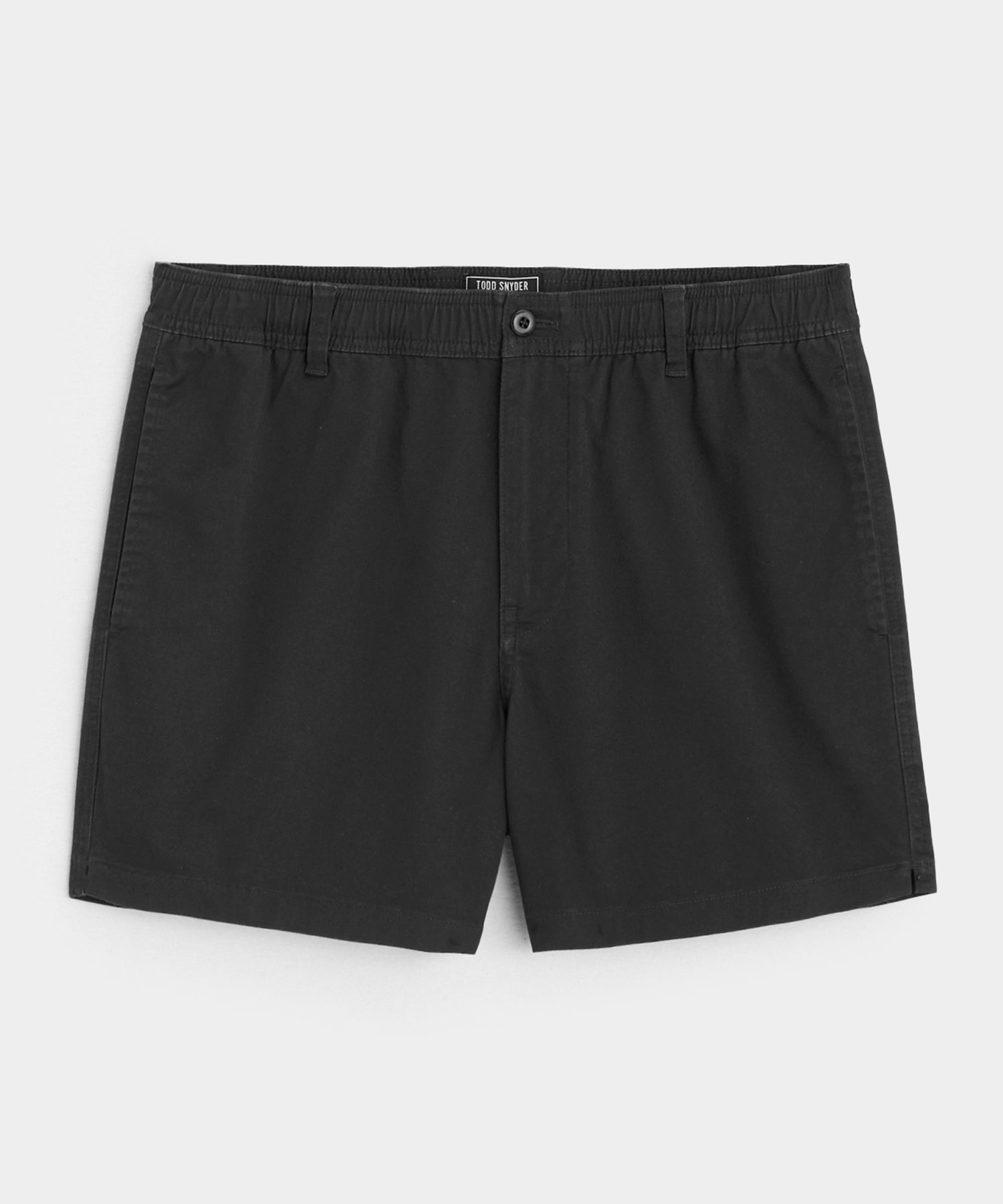Todd Snyder 5" Cotton Beachcomber Short in Black Black
