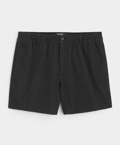 Todd Snyder 5" Cotton Beachcomber Short in Black Black