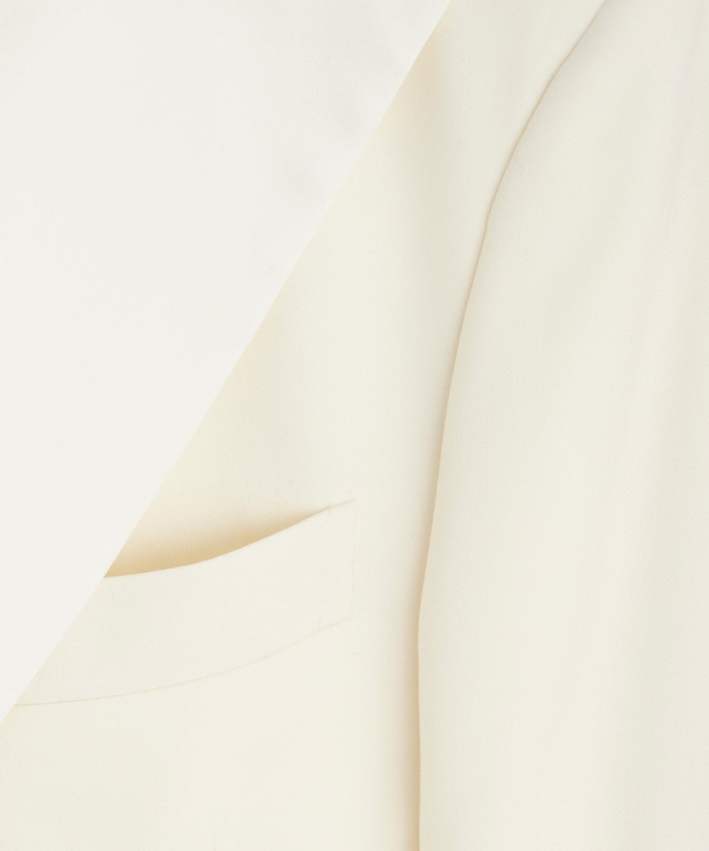 Todd Snyder Italian Wool Double-Breasted Tuxedo Jacket Ivory