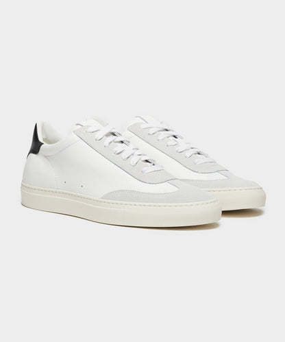 Todd Snyder Tuscan Low Profile Sneaker in White White