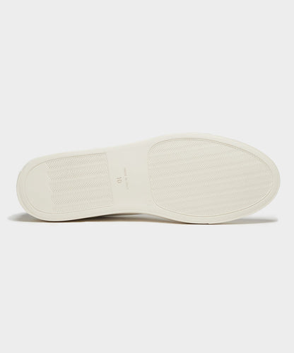 Todd Snyder Tuscan Low Profile Sneaker in White White
