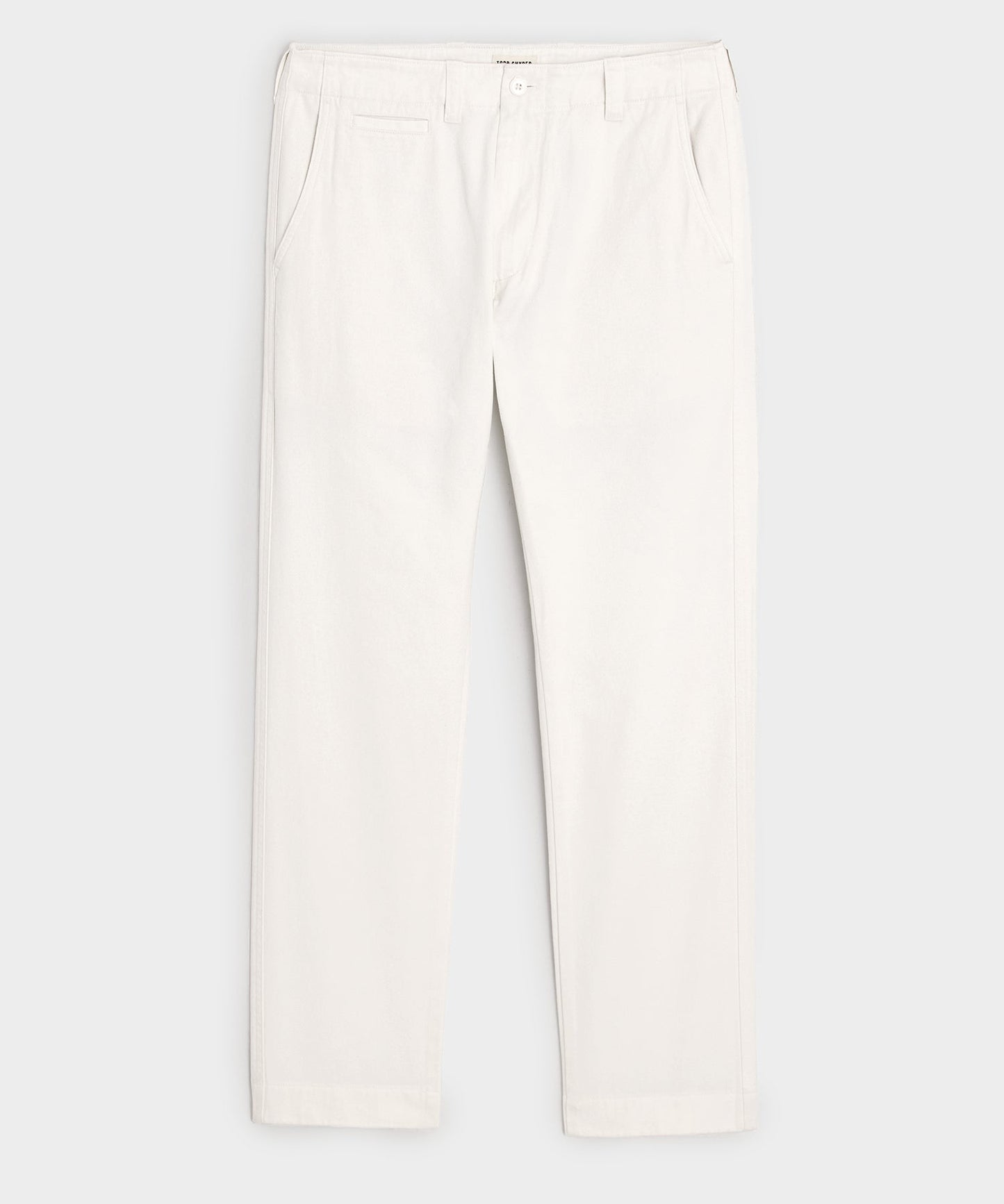 Todd Snyder Straight Fit Favorite Chino in White White