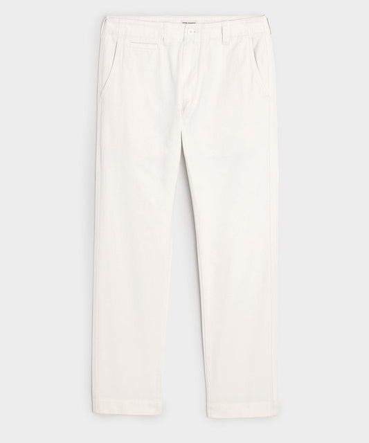 Todd Snyder Straight Fit Favorite Chino in White White