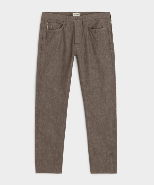 Todd Snyder Slim Lightweight Japanese Selvedge Jean in Whiskey Whiskey