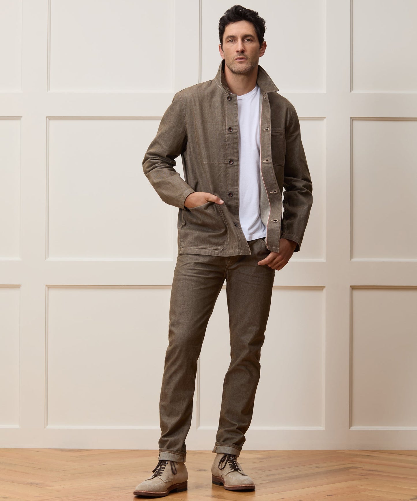 Todd Snyder Slim Lightweight Japanese Selvedge Jean in Whiskey Whiskey