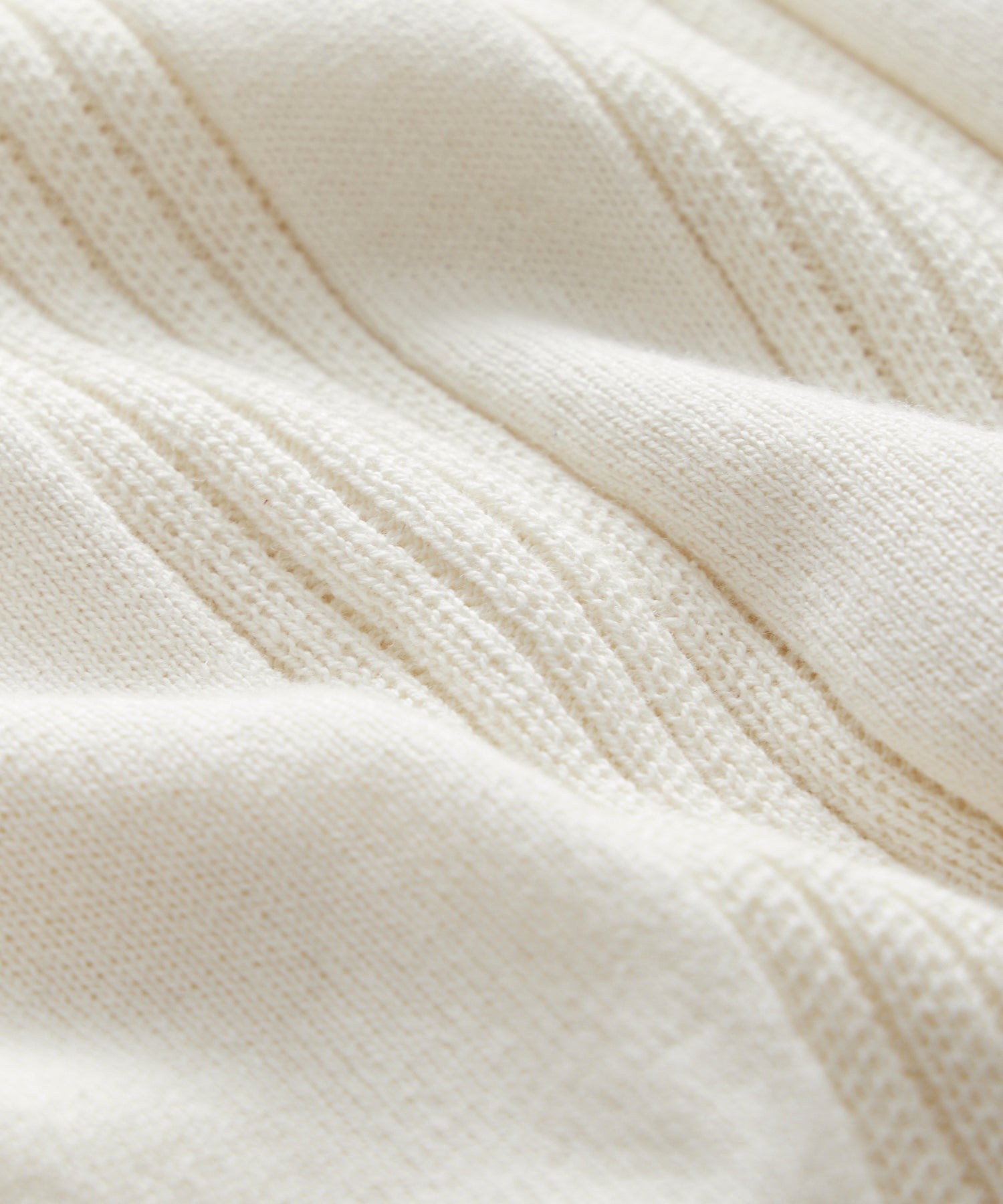 Todd Snyder Silk-Cotton Ribbed Sweater Polo in Off White Bisque