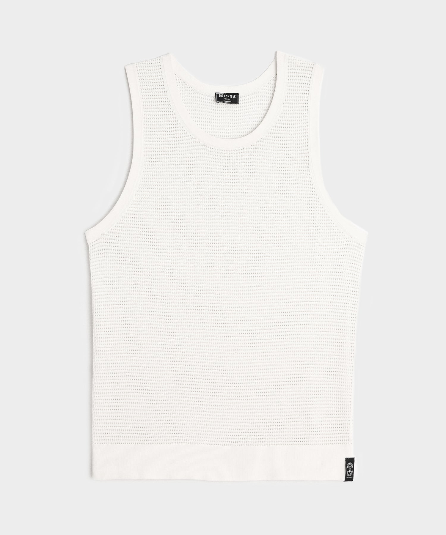 Todd Snyder Luxe Mesh Tank in Bisque Bisque