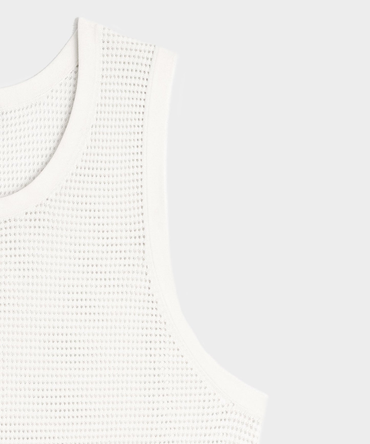 Todd Snyder Luxe Mesh Tank in Bisque Bisque