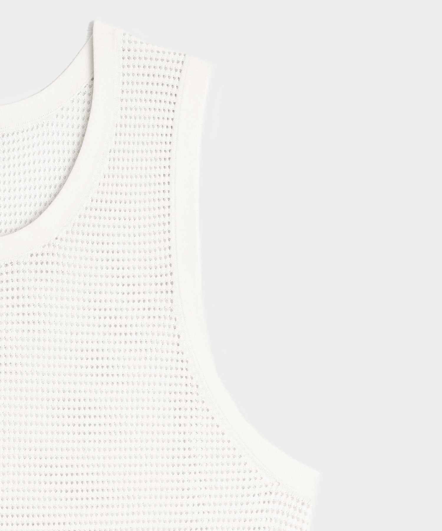 Todd Snyder Luxe Mesh Tank in Bisque Bisque