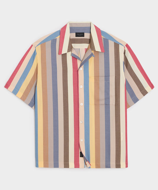 Todd Snyder Capri Shirt in Multi Stripe Multi