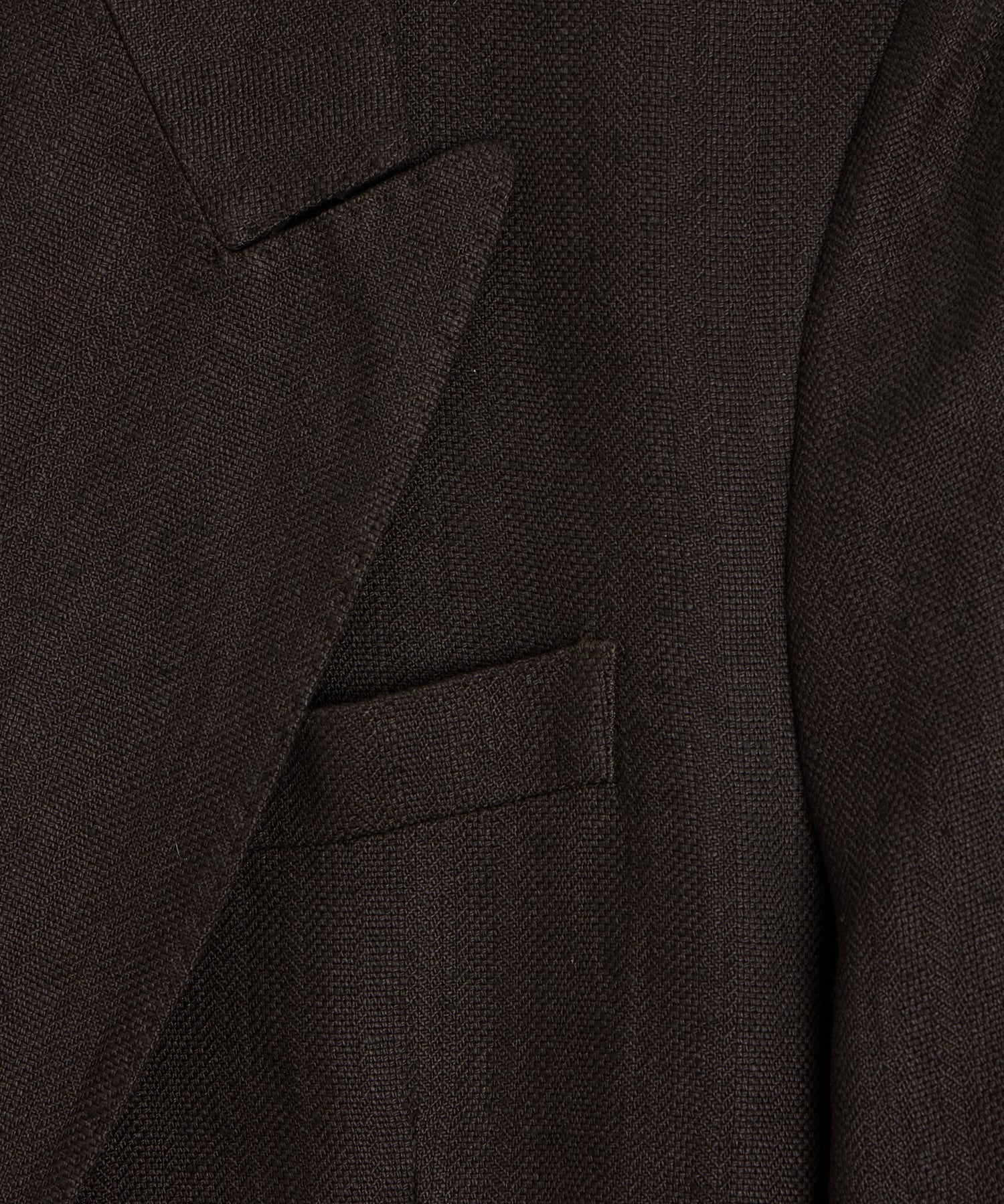 Todd Snyder Italian Herringbone Linen Wythe Jacket in Caviar Caviar