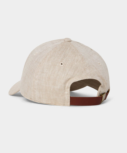 Todd Snyder Linen Cap in Oatmeal Oatmeal
