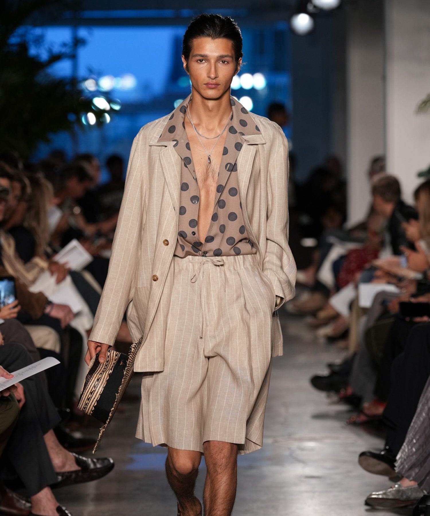Todd Snyder Polka Dot Capri Shirt in Brown Brown