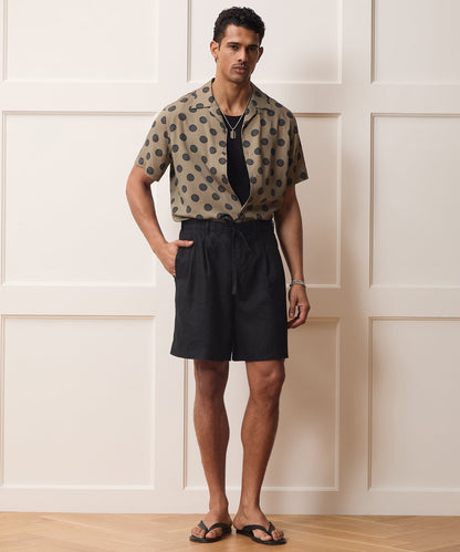 Todd Snyder Polka Dot Capri Shirt in Brown Brown