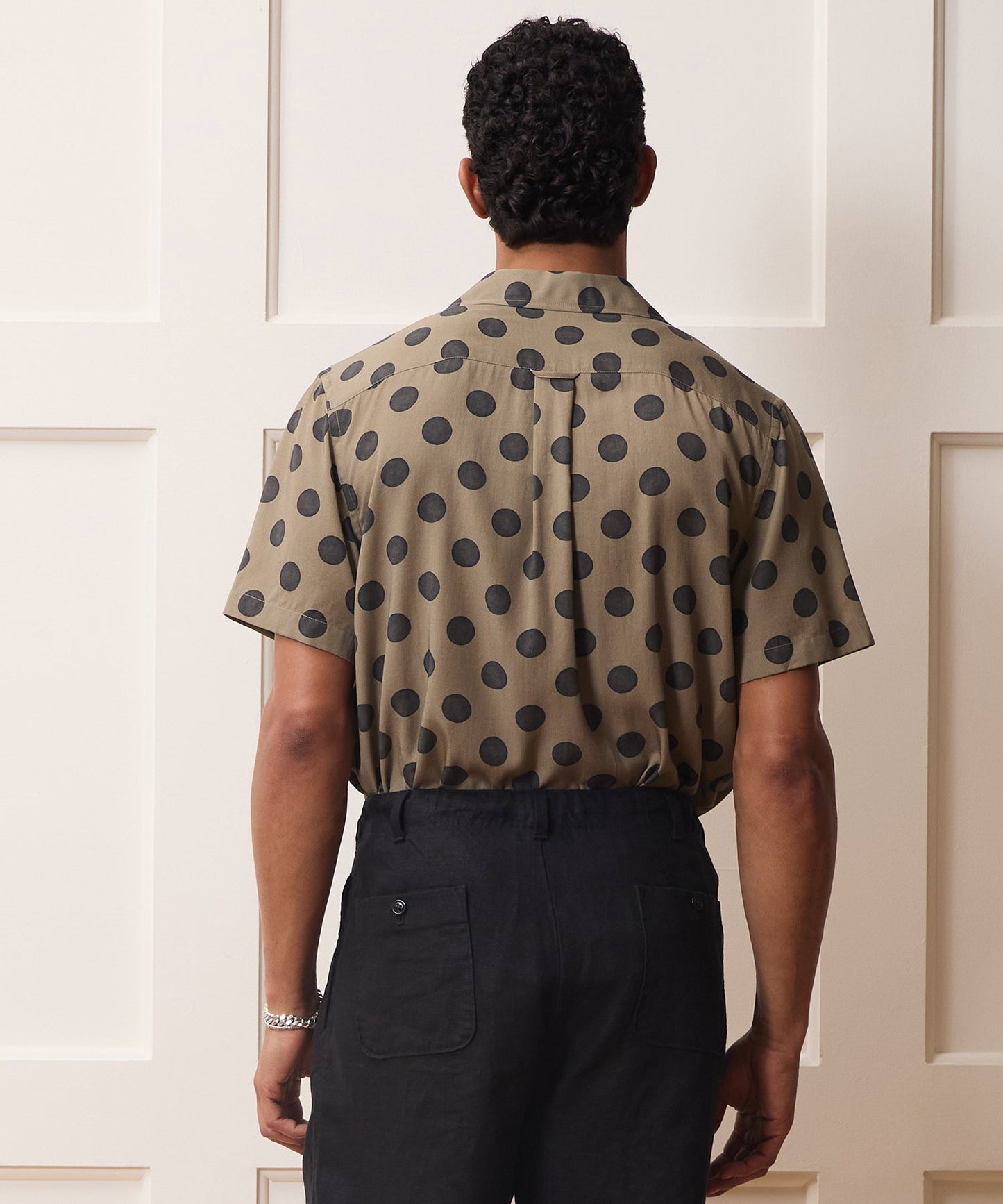 Todd Snyder Polka Dot Capri Shirt in Brown Brown