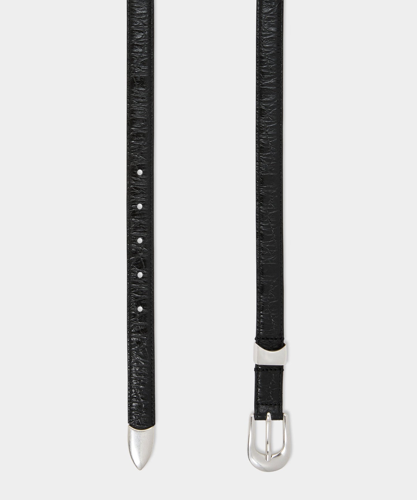 Todd Snyder Tipped Western Belt in Black Black