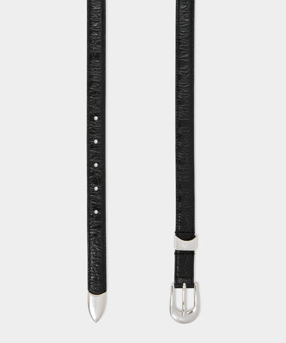 Todd Snyder Tipped Western Belt in Black Black