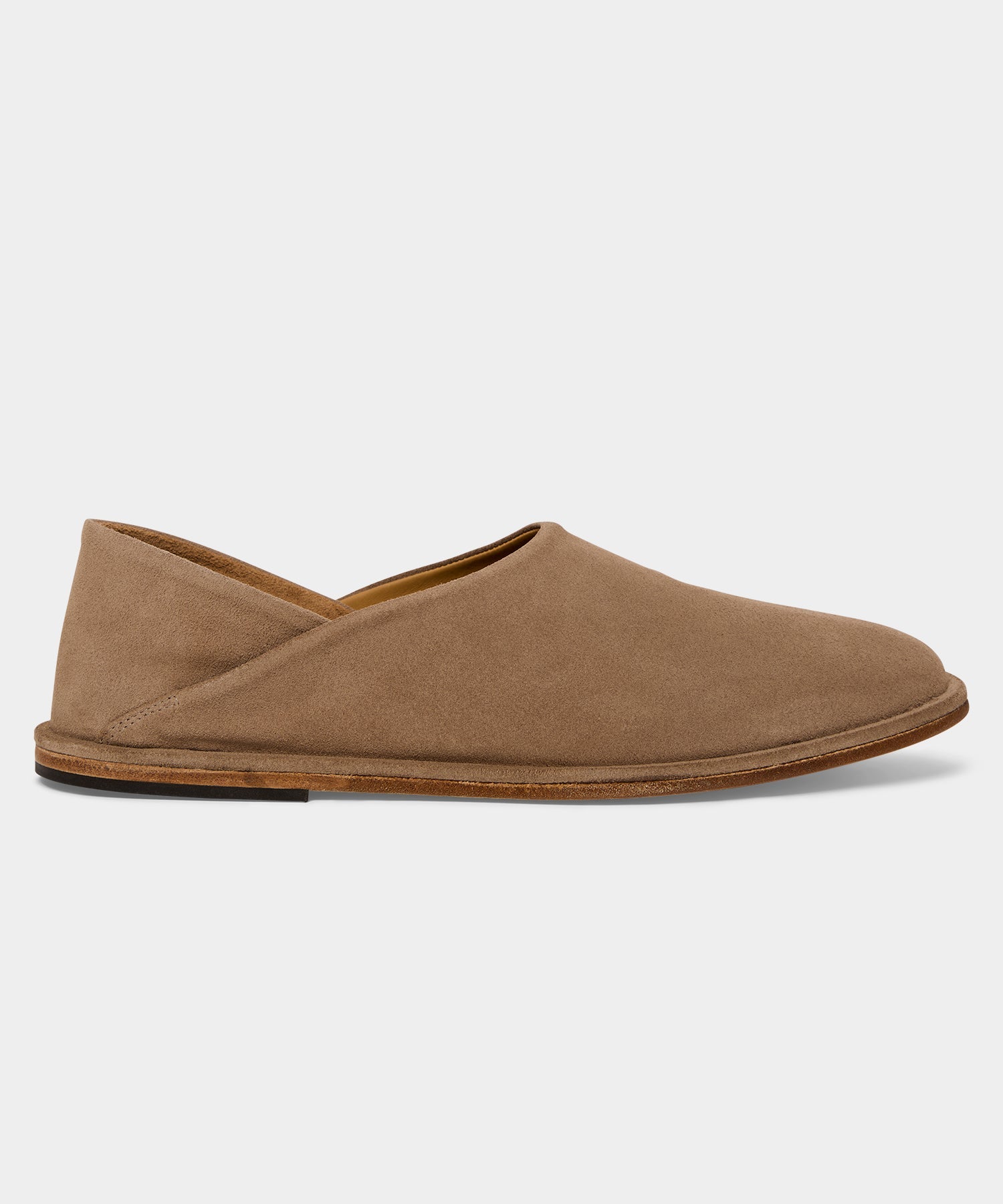 Todd Snyder Suede Provence Slip-On Shoe in Sand Sand