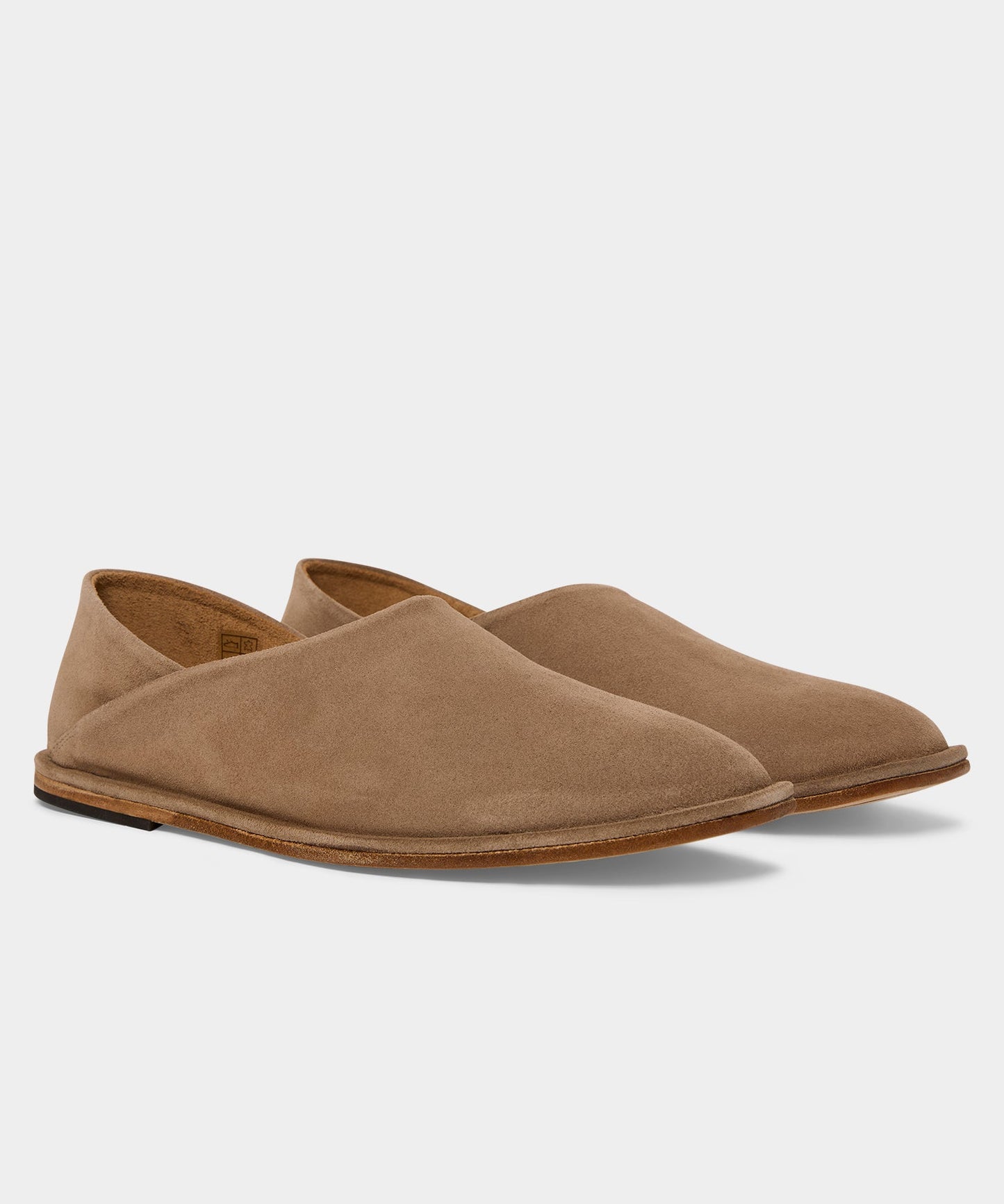 Todd Snyder Suede Provence Slip-On Shoe in Sand Sand