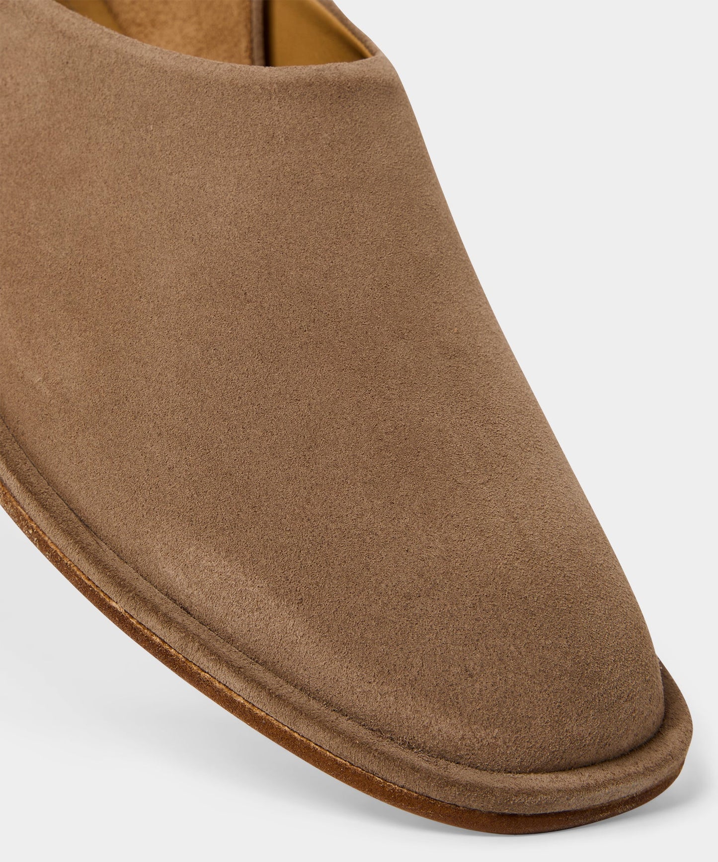 Todd Snyder Suede Provence Slip-On Shoe in Sand Sand