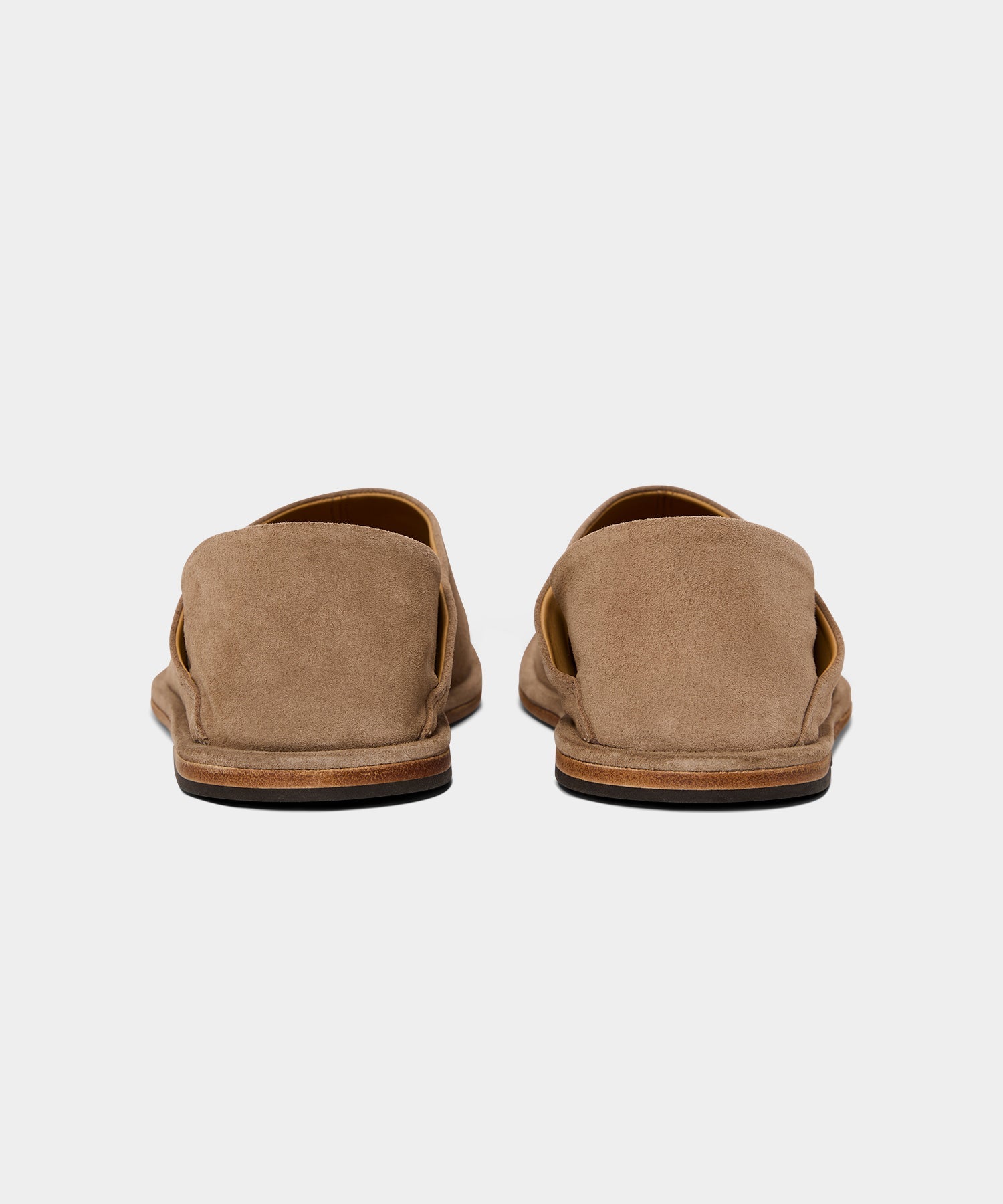 Todd Snyder Suede Provence Slip-On Shoe in Sand Sand