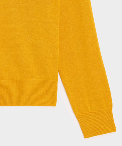 Todd Snyder Amalfi Sweater Polo in Bergamot Rind Bergamot Rind