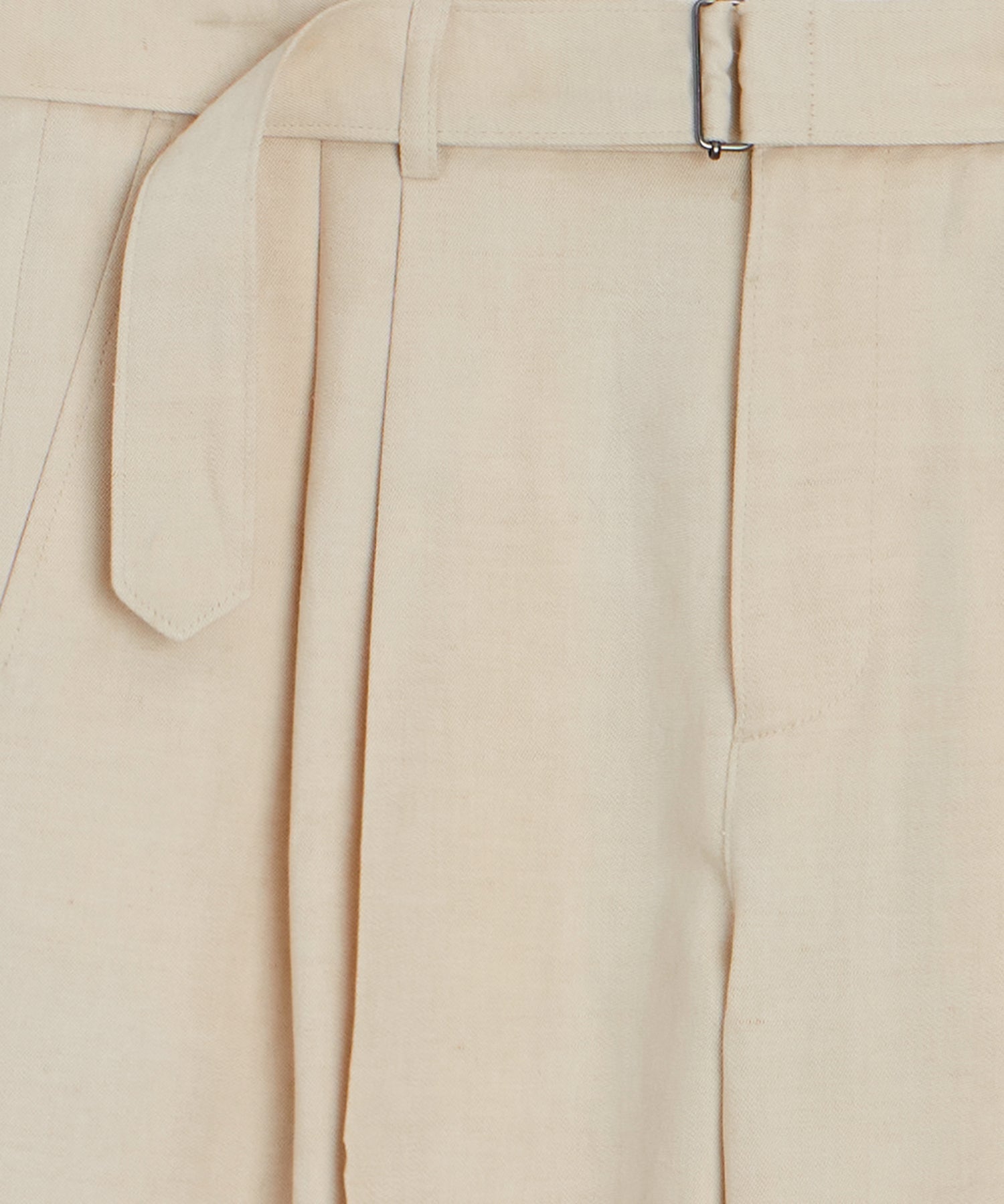 Todd Snyder Italian Cotton-Linen Self-Belt Trouser in Canvas Canvas