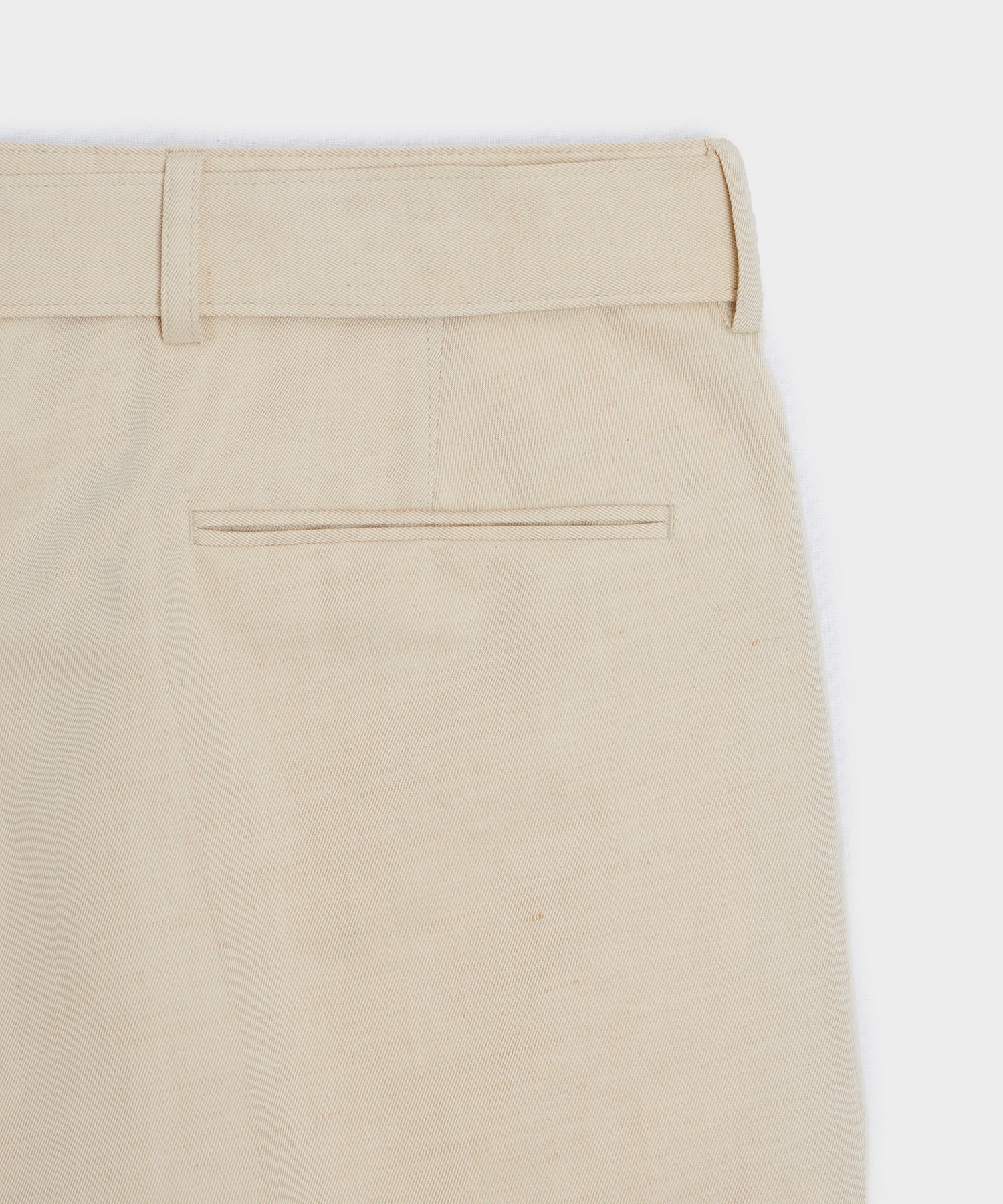 Todd Snyder Italian Cotton-Linen Self-Belt Trouser in Canvas Canvas