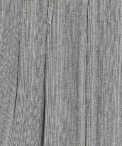 Todd Snyder Italian Multi-Stripe Linen Hollywood Trouser in Grey Grey