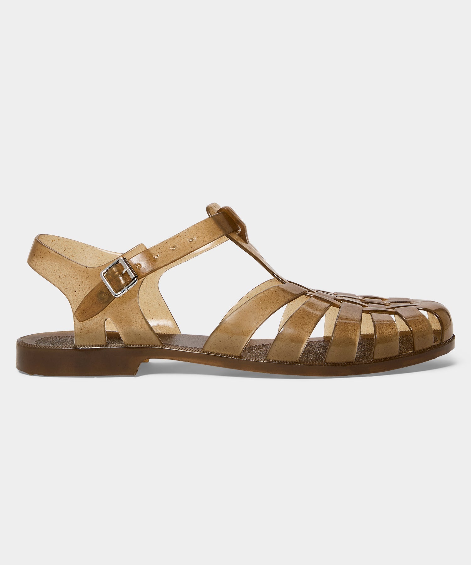 Todd Snyder Plasticana Sandana Jelly Shoe in Brown Brown