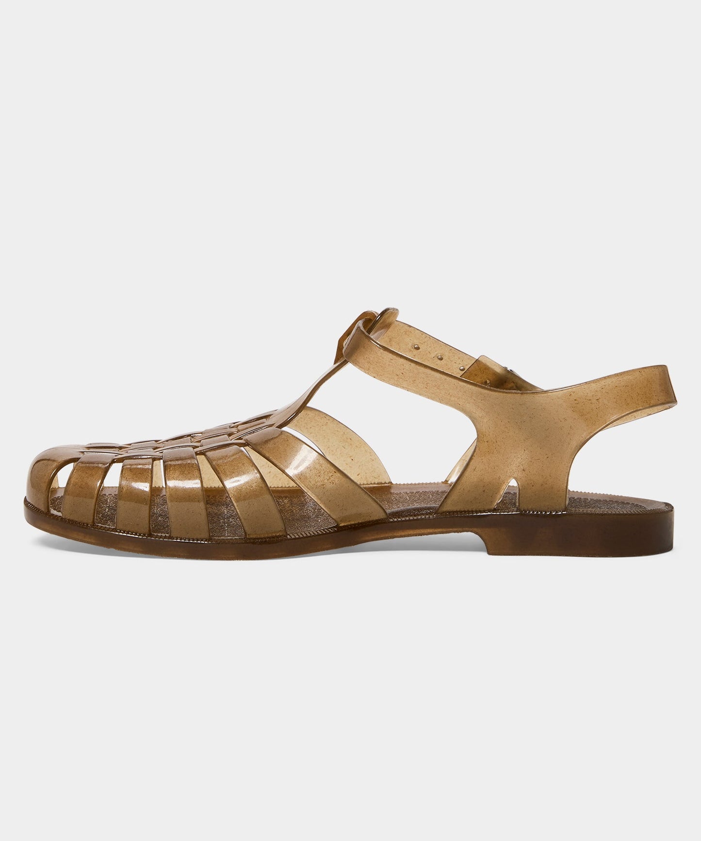 Todd Snyder Plasticana Sandana Jelly Shoe in Brown Brown