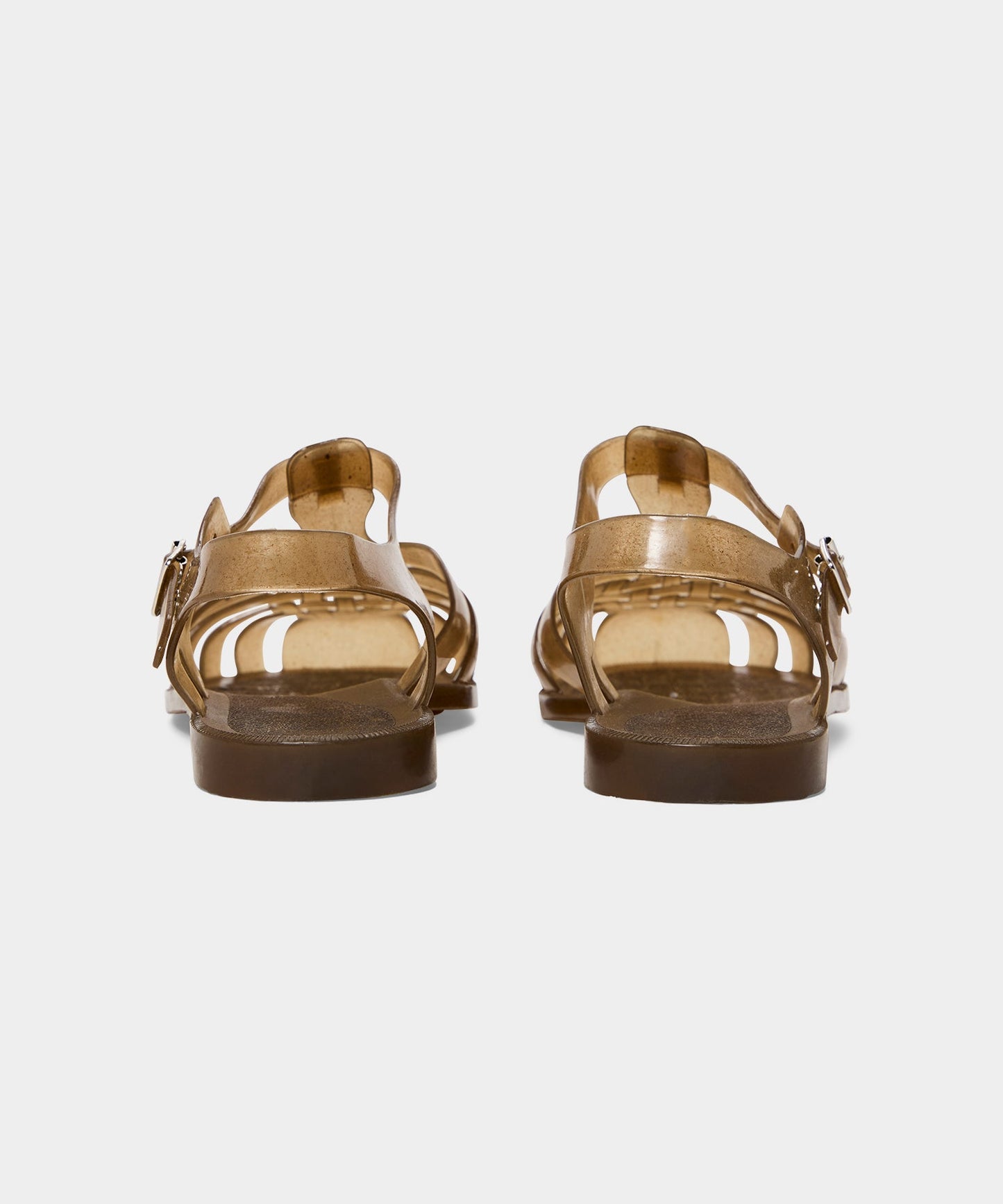 Todd Snyder Plasticana Sandana Jelly Shoe in Brown Brown