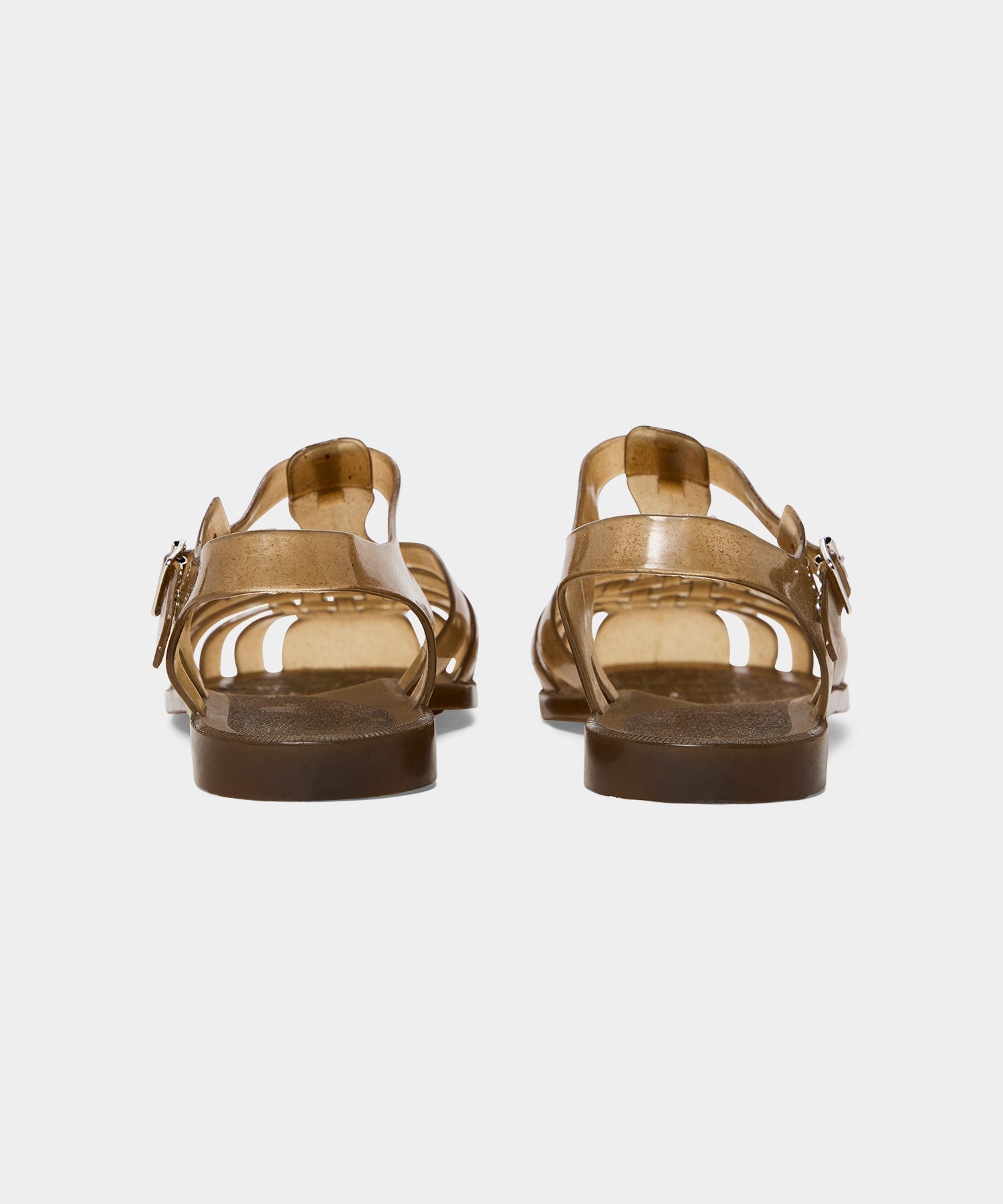 Todd Snyder Plasticana Sandana Jelly Shoe in Brown Brown