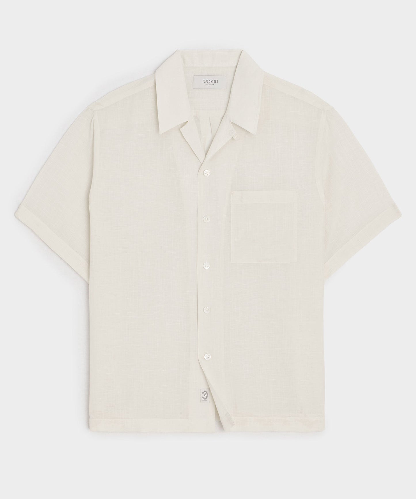 Todd Snyder Voile Shirt in Cream Cream