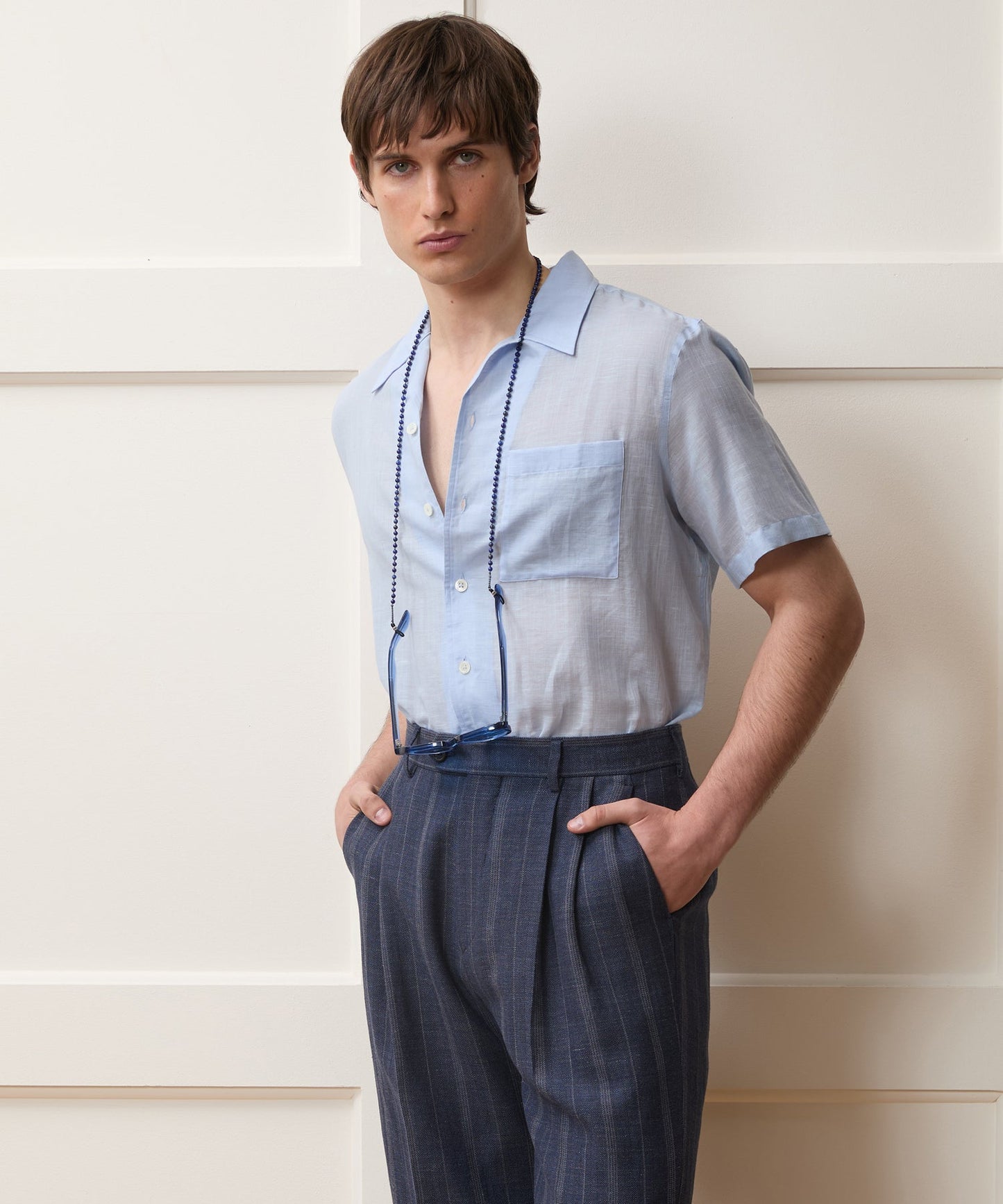 Todd Snyder Voile Shirt in Sky Blue Sky Blue