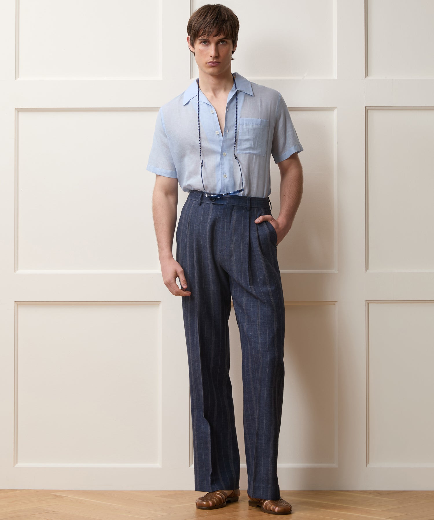 Todd Snyder Voile Shirt in Sky Blue Sky Blue