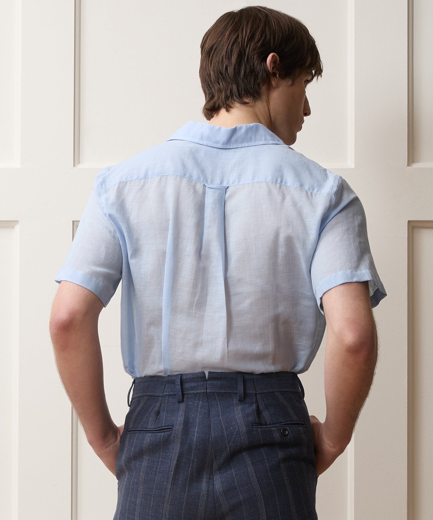 Todd Snyder Voile Shirt in Sky Blue Sky Blue