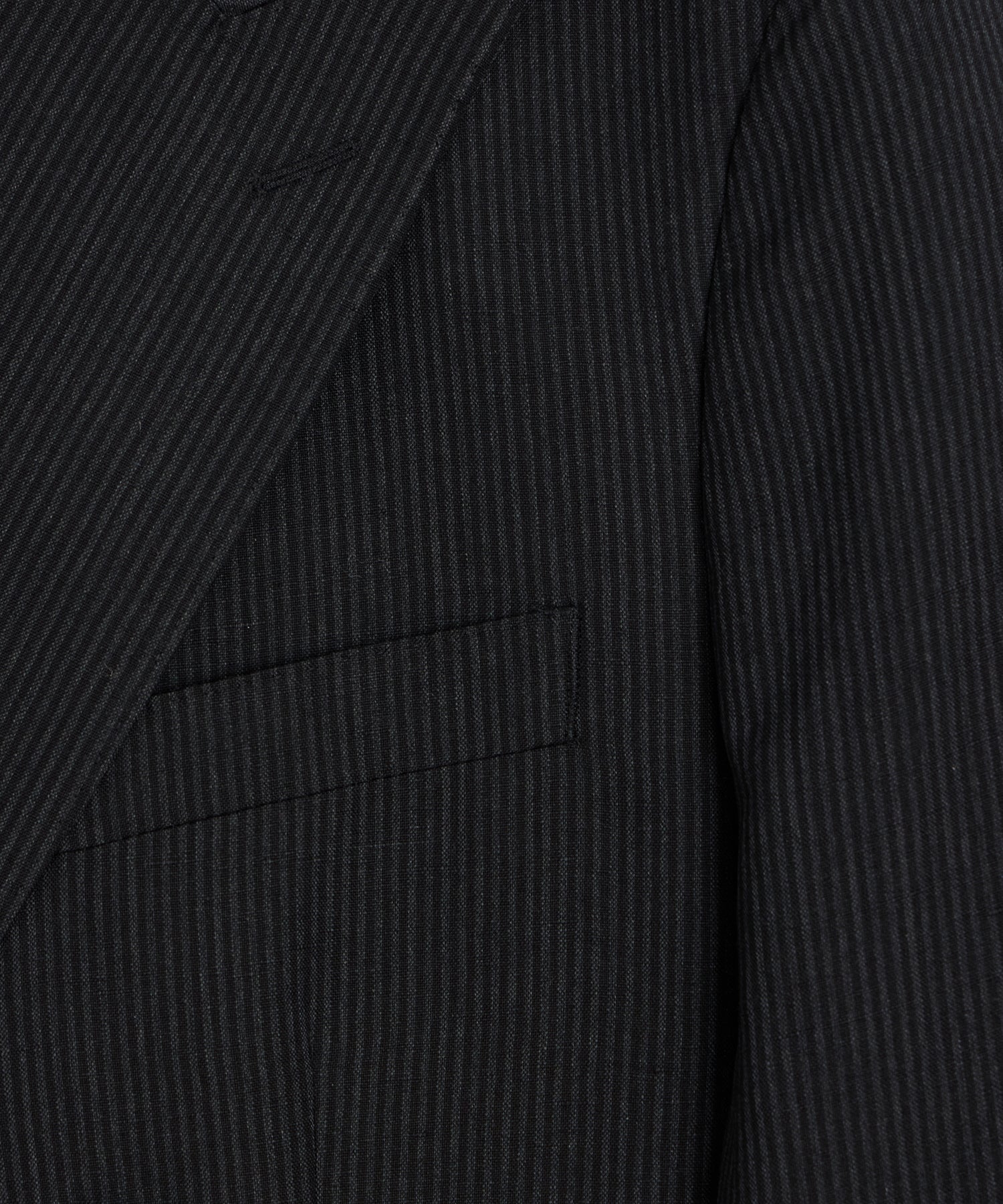 Todd Snyder Italian Striped Linen Wythe Jacket in Black Stripe Black