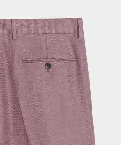Todd Snyder Italian Linen-Wool Wythe Trouser in Pink Pink