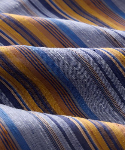 Todd Snyder Italian Multi-Stripe Shirt in Blue Stripe Blue
