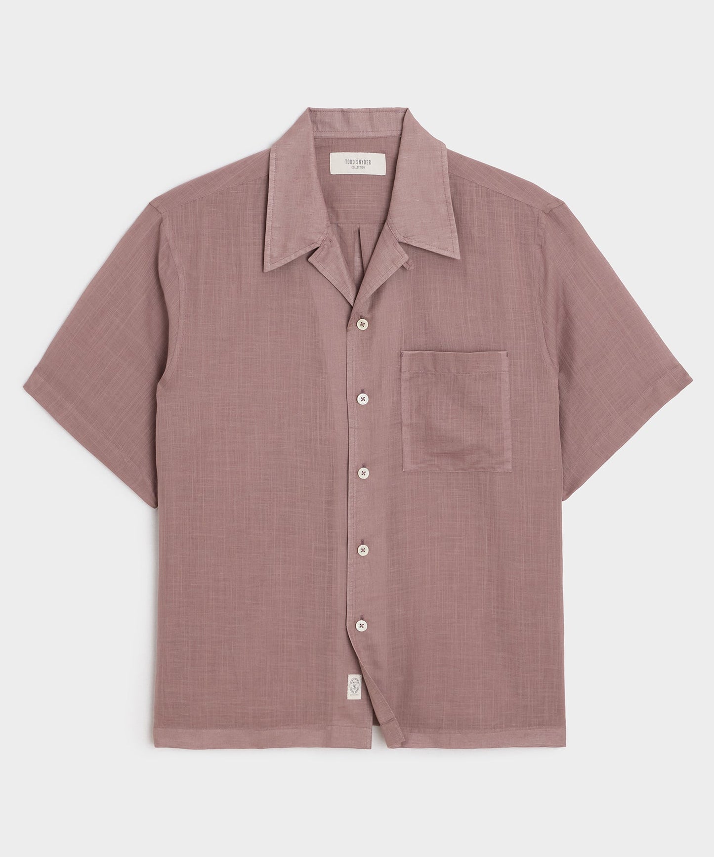 Todd Snyder Voile Shirt in Dusty Rose Dusty Rose