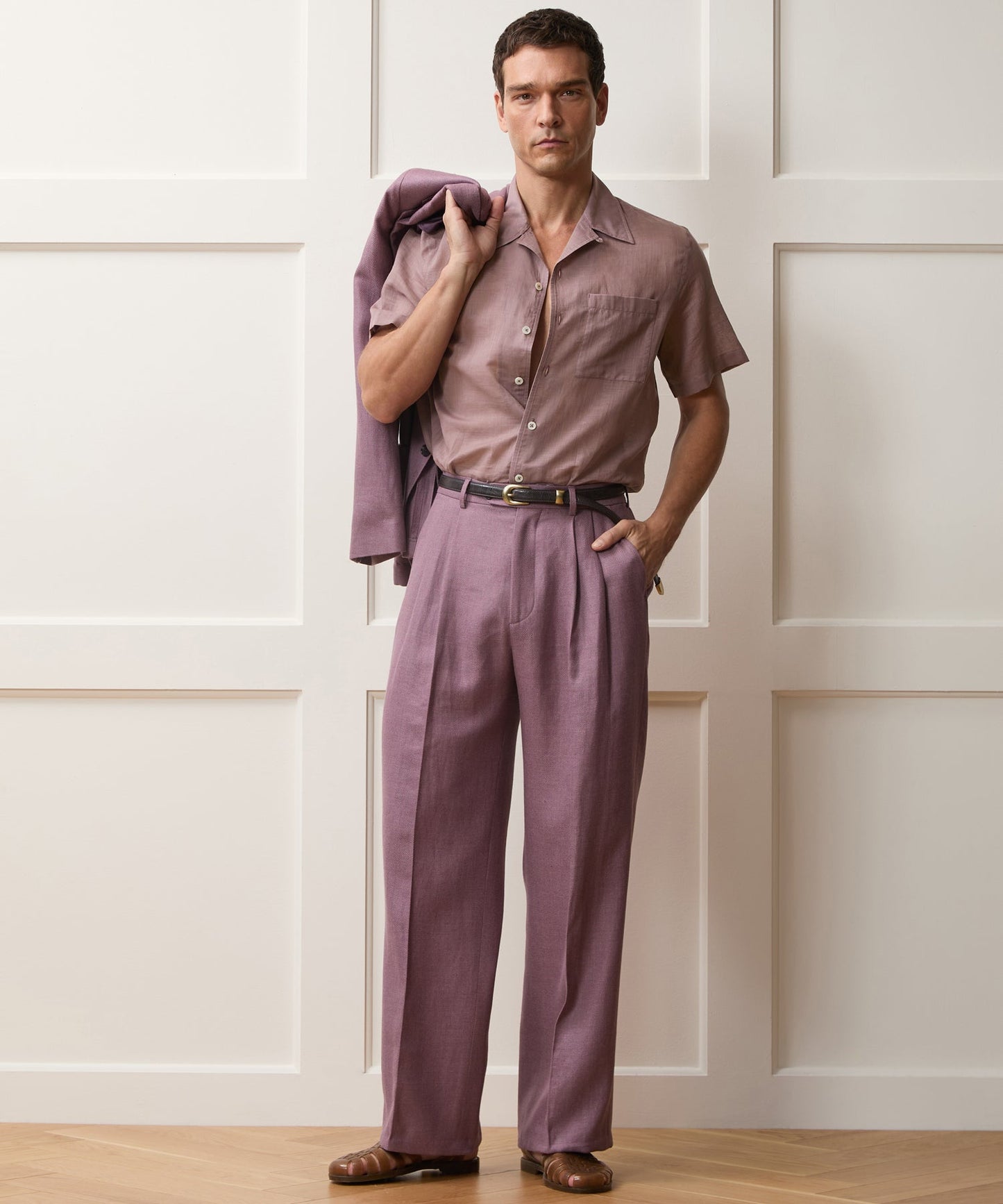 Todd Snyder Voile Shirt in Dusty Rose Dusty Rose