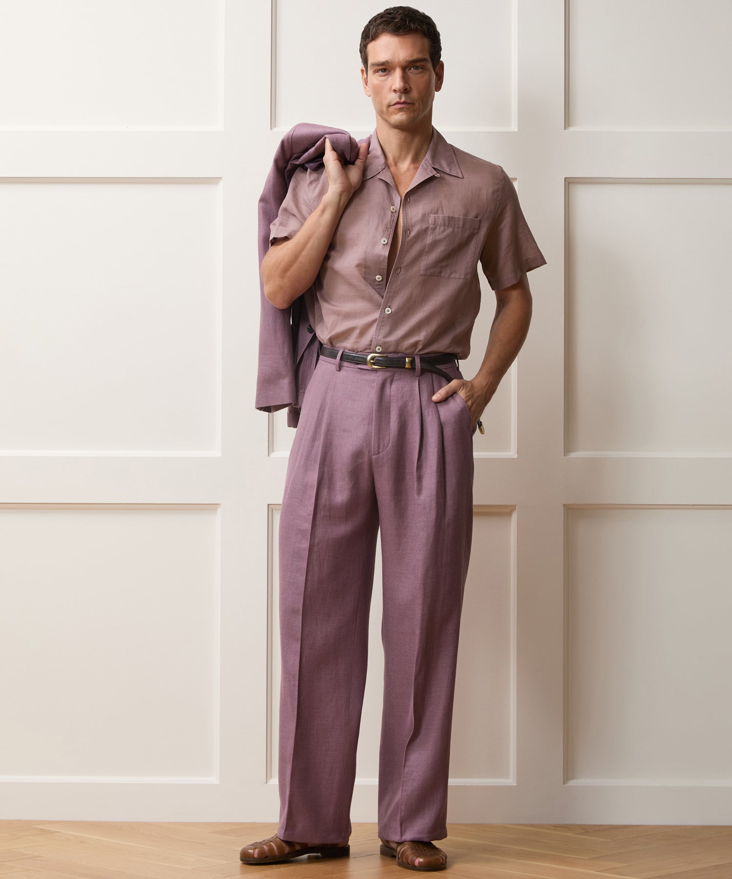 Todd Snyder Voile Shirt in Dusty Rose Dusty Rose