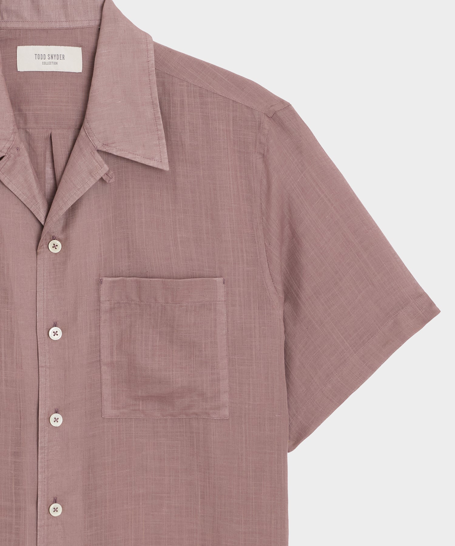 Todd Snyder Voile Shirt in Dusty Rose Dusty Rose