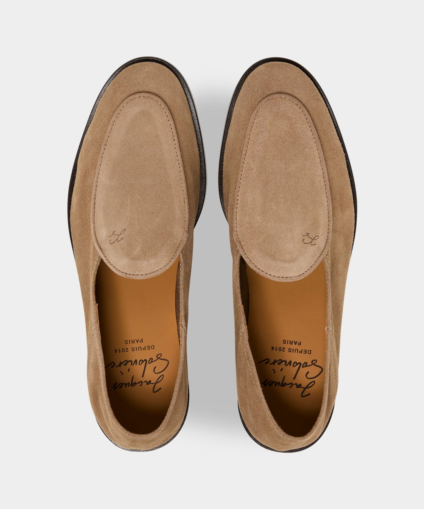 Todd Snyder Jacques Solovière Suede Chris Loafer in Tobacco Tobacco