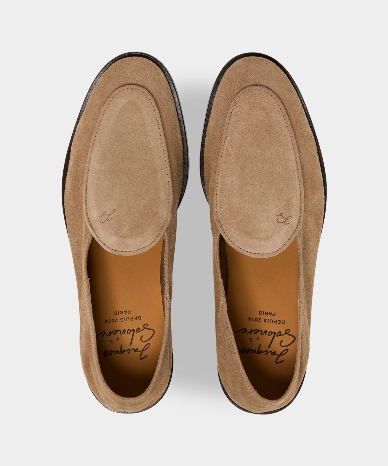 Todd Snyder Jacques Solovière Suede Chris Loafer in Tobacco Tobacco