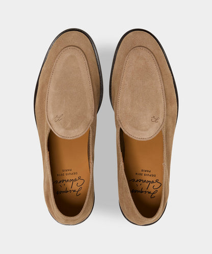 Todd Snyder Jacques Solovière Suede Chris Loafer in Tobacco Tobacco